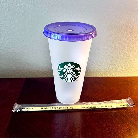 NWT Starbucks University of Washington Huskies reusable cold cup - Picture 1 of 6